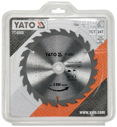 Yato Kotouč na dřevo 184 x 30 mm 24z