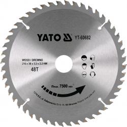 Yato Kotouč na dřevo 216 x 30 mm 48z