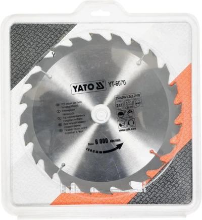 Yato Kotouč na dřevo 250 x 30 mm 24z