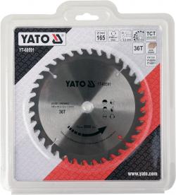 Yato Kotouč na dřevo TCT 165 x 16 mm 36z (pro YT-82810, YT-82811)