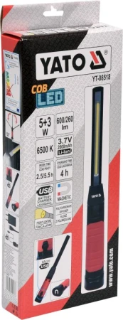 Yato Lampa montážní COB LED 5W + 3W