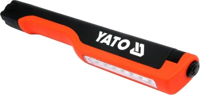 Yato Lampa ruční 8 LED, s klipem, 80 lm Yato Lampa ruční 8 LED, s klipem, 80 lm