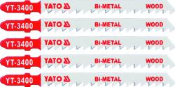 Yato List do přímočaré pily 100 mm na dřevo TPI6 5 ks Bi-Metal Yato List do přímočaré pily 100 mm na dřevo TPI6 5 ks Bi-Metal