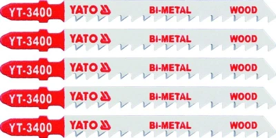 Yato List do přímočaré pily 100 mm na dřevo TPI6 5 ks Bi-Metal Yato List do přímočaré pily 100 mm na dřevo TPI6 5 ks Bi-Metal