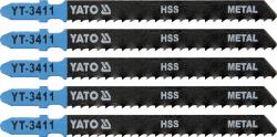 Yato List pilový do přímočaré pily 100 mm na kov TPI8 5 ks