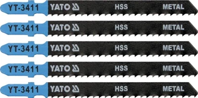 Yato List pilový do přímočaré pily 100 mm na kov TPI8 5 ks Yato List pilový do přímočaré pily 100 mm na kov TPI8 5 ks