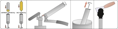 Yato Maznice páková 500 cm3