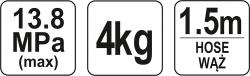 Yato Maznice ruční 4kg