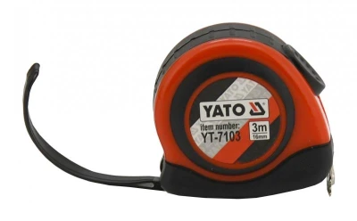 Yato Metr svinovací 3 m x 16 mm autostop Yato Metr svinovací 3 m x 16 mm autostop