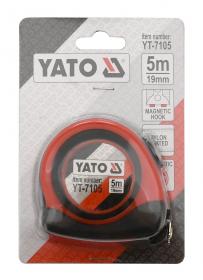 Yato Metr svinovací 5 m x 19 mm autostop