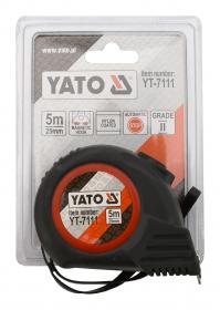 Yato Metr svinovací 5 m x 25 mm autostop