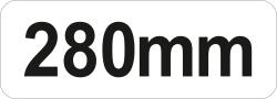 Yato Motyčka hranatá s násadou 280 mm chrom
