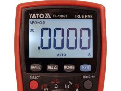 Yato Multimetr digitální TRUE RMS, LCD