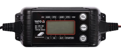 Yato Nabíječka 4A 6/12V PB/GEL LCD display Yato Nabíječka 4A 6/12V PB/GEL LCD display