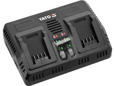 Yato Nabíječka na 2x AKU baterie 18 V, 2.2 A