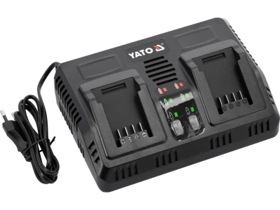 Yato Nabíječka na 2x AKU baterie 18 V, 2.2 A