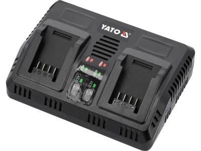 Yato Nabíječka na 2x AKU baterie 18 V, 2.2 A