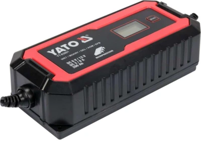 Yato Nabíječka s LCD displejem 6V / 2A, 12V / 8A
