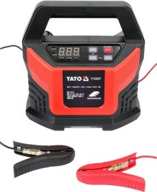 Yato Nabíječka s LED displejem 12V / 2A, 6A, 10A, 15A BOOST 300s 20A