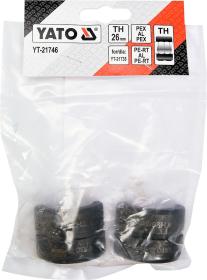 Yato Náhradní čelisti k lisovacím kleštím YT-21735 typ TH 26mm
