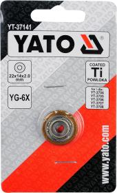 Yato Náhradní kolečko do řezačky s ložiskem 22 x 14 x 2 mm