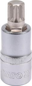 Yato Nástavec 1/2" bit vícezubý M12 55 mm Yato Nástavec 1/2" bit vícezubý M12 55 mm