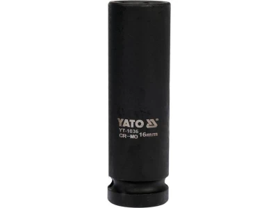 Yato Nástavec 1/2" rázový šestihranný hluboký 16 mm CrMo