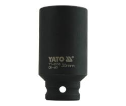 Yato Nástavec 1/2" rázový šestihranný hluboký 30 mm CrMo Yato Nástavec 1/2" rázový šestihranný hluboký 30 mm CrMo