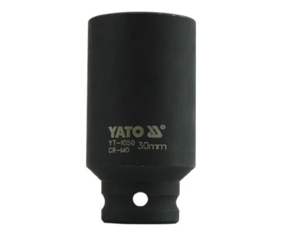 Yato Nástavec 1/2" rázový šestihranný hluboký 30 mm CrMo Yato Nástavec 1/2" rázový šestihranný hluboký 30 mm CrMo