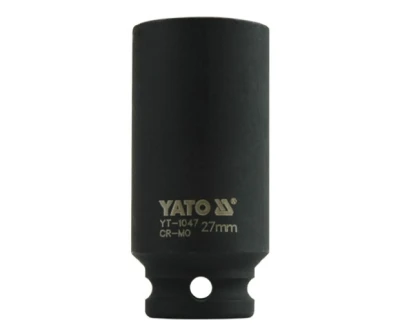 Yato Nástavec 1/2" rázový šestihranný hluboký 27 mm CrMo
