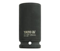 Yato Nástavec 3/4" rázový šestihranný hluboký 28 mm CrMo Yato Nástavec 3/4" rázový šestihranný hluboký 28 mm CrMo