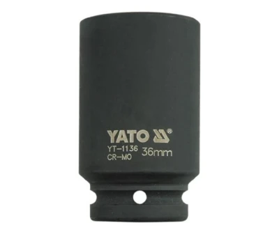Yato Nástavec 3/4" rázový šestihranný hluboký 36 mm CrMo