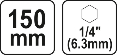 Yato Nástavec pro ploché vrtáky 150mm