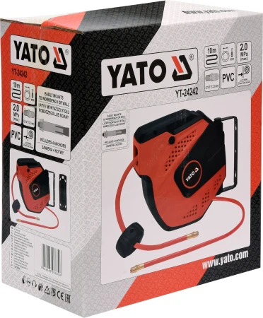 Yato Naviják automatický se vzduchovou hadicí 8 mm, 10m