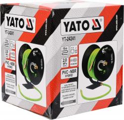 Yato Naviják se vzduchovou hadicí PVC+NBR 9,5mm, 15m