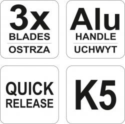 Yato Nůž na vyřezávání skel