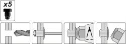 Yato Nýtovací kleště pákové 3,2-6,4mm 330mm CrMo