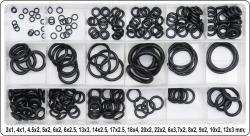 Yato O kroužky gumové těsnící sada 225ks,3x1 - 22x2mm