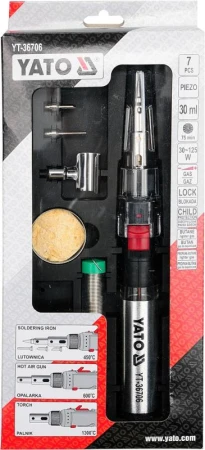 Yato Pájka plynová 3v1, 30-70W,30ML