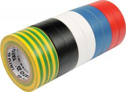 Yato Páska izolační 19 x 0,13 mm x 20 m barevná 10 ks Yato Páska izolační 19 x 0,13 mm x 20 m barevná 10 ks