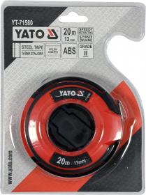 Yato Pásmo měřící ocelové 20m,13mm