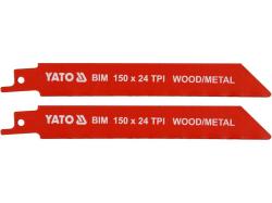 Yato Pilové listy BIM 150mm 24TPI 2ks