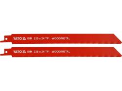 Yato Pilové listy BIM 225mm 24TPI 2ks