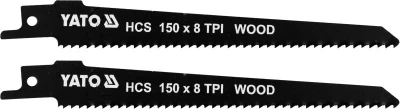 Yato Pilové listy HCS 150MM 8TPI 2ks