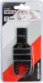 Yato Pilový list na ponor. řezy BIM pro multifunkci, 20mm (dřevo, plast, kov)