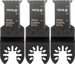 Yato Pilový list na ponor. řezy BIM pro multifunkci, 28,5mm (dřevo, plast, kov), sada 3ks Yato Pilový list na ponor. řezy BIM pro multifunkci, 28,5mm (dřevo, plast, kov), sada 3ks