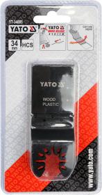 Yato Pilový list na ponor. řezy HCS pro multifunkci, 34mm (dřevo, plast), sada 3ks
