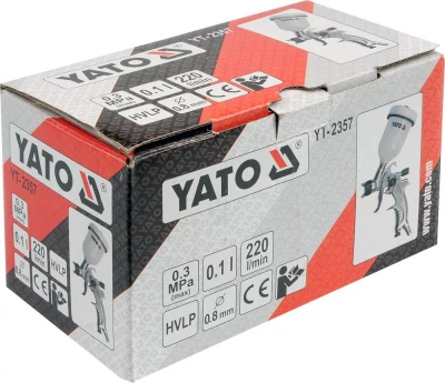Yato Pistole na lakování s nádrží 0,1l 0.8mm