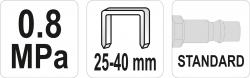 Yato Pneumatická sešívačka 25-40 mm