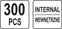 Yato Pojistné kroužky INTERNAL sada 300ks, R1-R19, pr. 3 -32mm